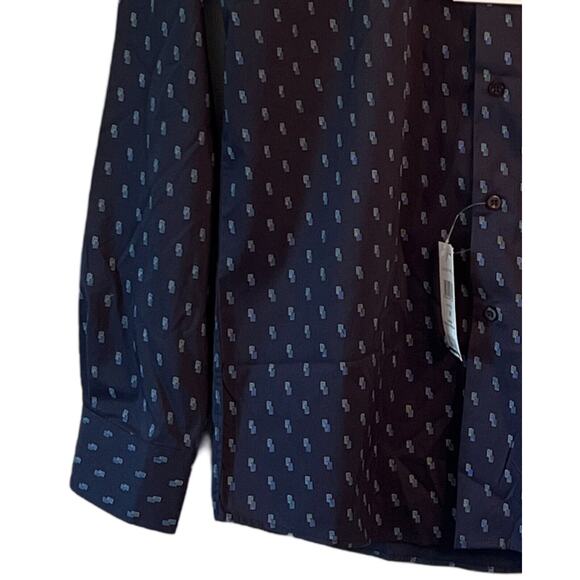 Lucky Brand Shirt Mens Size M Blue Long Sleeve Button Up Slim Fit 32/33 15.5 NWT - Picture 6 of 10